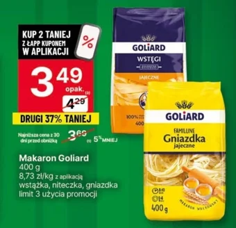 Delikatesy Centrum Makaron Goliard 400 g oferta