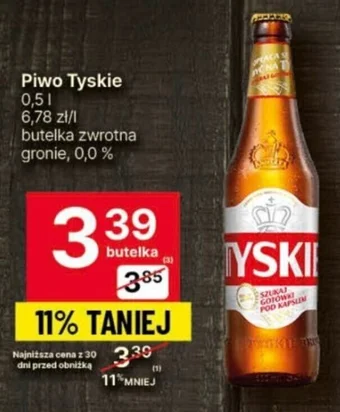 Delikatesy Centrum Piwo Tyskie 0,5l oferta