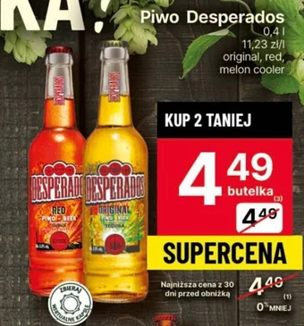 Delikatesy Centrum Piwo Desperados 0,4l oferta