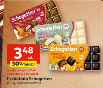 Auchan Czekolada maple syrup & nut oferta