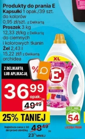 Delikatesy Centrum Produkty do prania E oferta
