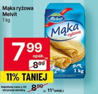 Delikatesy Centrum Mąka ryżowa Melvit 1 kg oferta