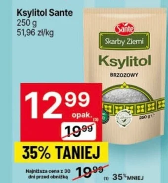 Delikatesy Centrum Ksylitol Sante 250 g oferta