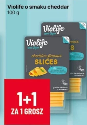 Delikatesy Centrum Violife o smaku cheddar 100 g oferta