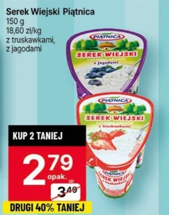 Delikatesy Centrum Serek Wiejski Piątnica 150 g oferta