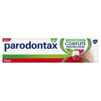 Parodontax herbal sensation complete protection wyrób medyczny pasta do zębów z fluorkiem 75 ml