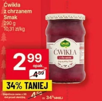 Ćwikła z chrzanem Smak 290g