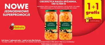 Biedronka CIECIERZYCA NASZA SPIŻARNIA, 540 G/400 G oferta