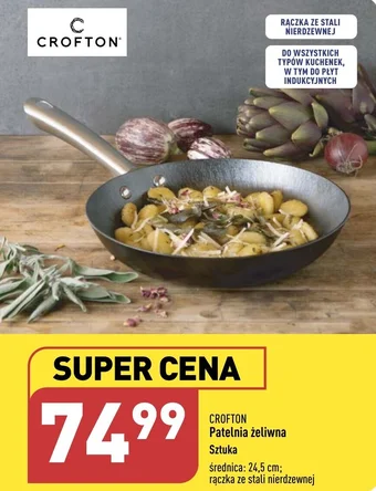 ALDI CROFTON Patelnia żeliwna oferta