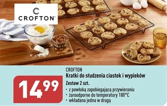 ALDI CROFTON Kratki do studzenia ciastek i wypieków 2 szt. oferta