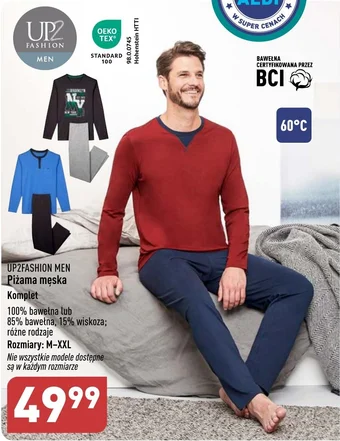 ALDI UP2FASHION MEN Piżama męska oferta