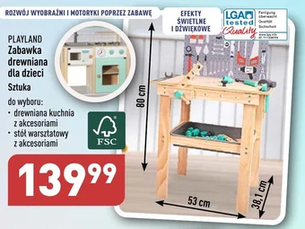 ALDI PLAYLAND Zabawka drewniana dla dzieci oferta