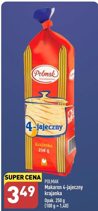 ALDI POLMAK Makaron 4-jajeczny krajanka 250g oferta