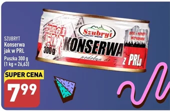 ALDI SZUBRYT Konserwa jak w PRL 300g oferta