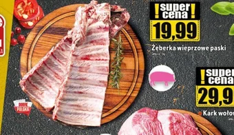 Topaz Żeberka wieprzowe paski 1kg oferta