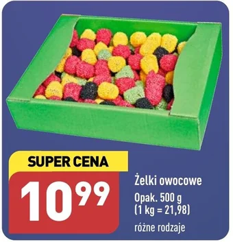 ALDI Żelki owocowe Opak. 500 g oferta