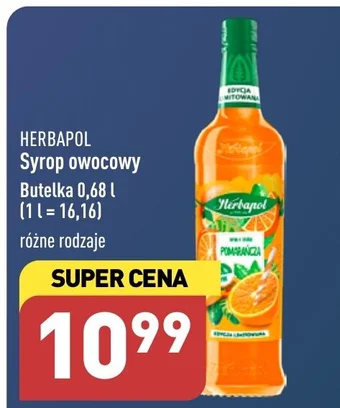 ALDI HERBAPOL Syrop owocowy 0,68l oferta