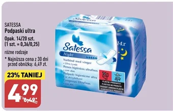ALDI SATESSA Podpaski ultra 14/20szt oferta