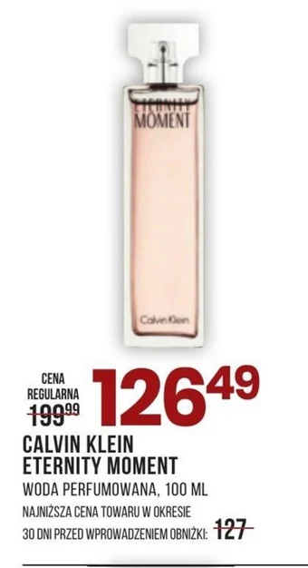 Drogerie Natura Woda perfumowana damska calvin klein oferta