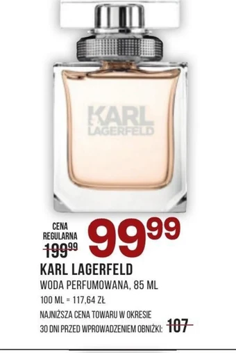 Drogerie Natura Woda perfumowana damska karl lagerfeld oferta