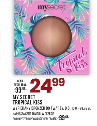 Drogerie Natura Bronzer do twarzy my secret oferta
