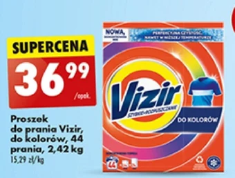 Biedronka Proszek do prania vizir oferta