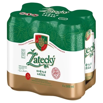 Biedronka Žatecký světlý ležák piwo jasne pełne 6 x 500 ml oferta