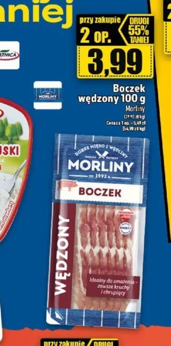 Topaz Boczek wędzony 100 g oferta
