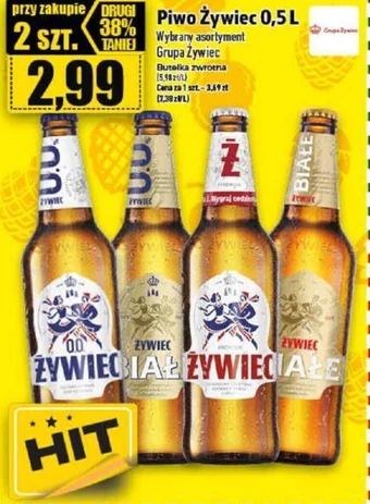 Topaz Grupa Żywiec Piwo Żywiec 0,5 L oferta