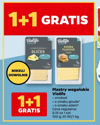 Netto Plastry wegańskie violife oferta