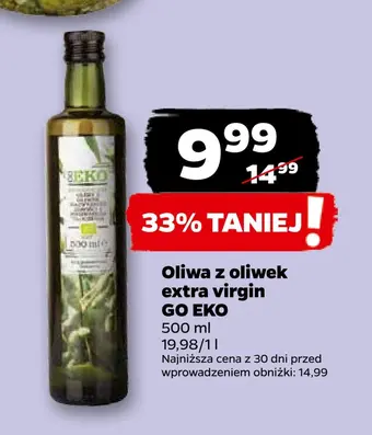 Netto Oliwa z oliwek extra virgin go eko oferta