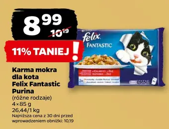 Netto Karma mokra dla kota felix fantastic purina oferta