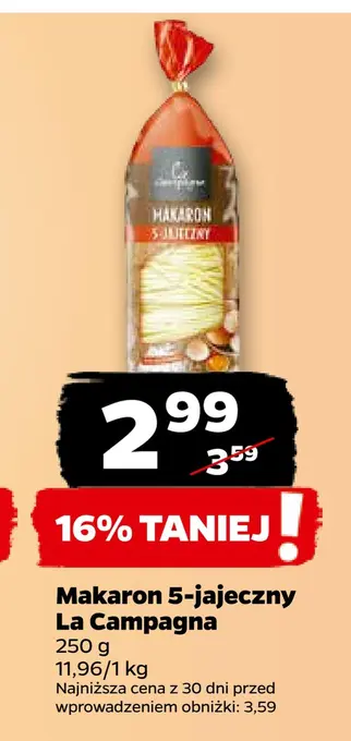 Netto Makaron 5-jajeczny la campagna oferta
