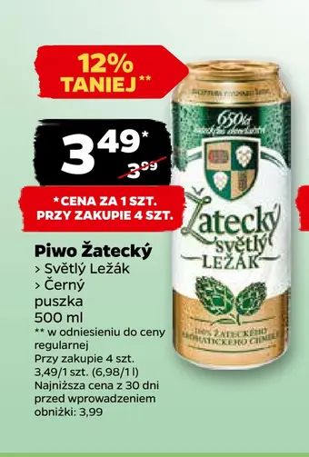 Netto Piwo žatecký oferta