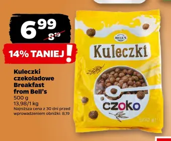 Netto Kuleczki czekoladowe breakfast from bell's oferta