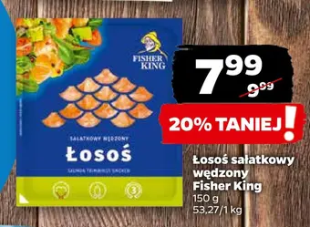 Netto Łosoś sałatkowy wędzony fisher king oferta