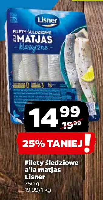 Netto Filety śledziowe a'la matjas lisner oferta