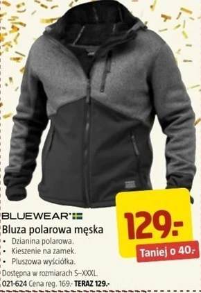 Jula Bluza męska bluewear oferta