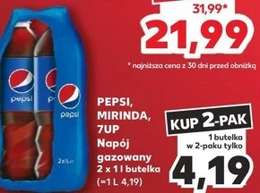 Kaufland Pepsi napój gazowany 2 x 1,5 l oferta