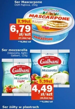 Społem Mozzarella oferta