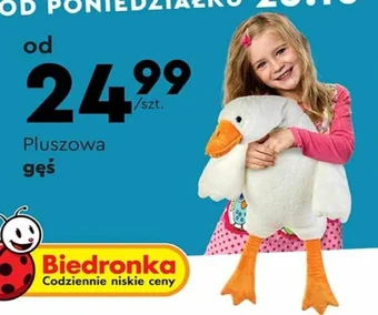 Biedronka Pluszowa gęś oferta