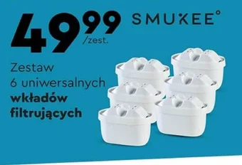 Biedronka SMUKEE Zestaw 6 uniwersalnych wkładów filtrujących oferta