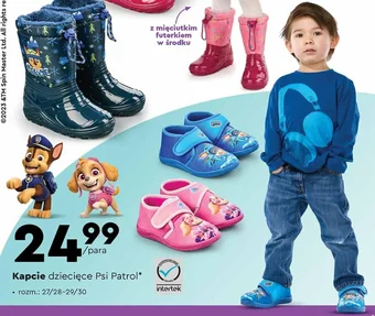 Biedronka Kapcie dziecięce Psi Patrol oferta