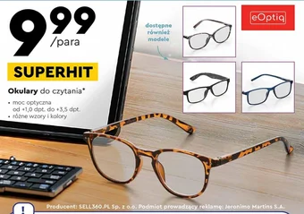 Biedronka eOptiq Okulary do czytania oferta