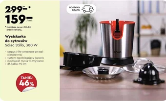 Biedronka Wyciskarka do cytrusów Solac Stillo 300 W oferta