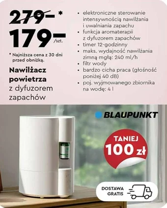 Biedronka Nawilżacz powietrza z dyfuzorem zapachów oferta