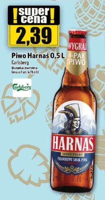 Topaz Carlsberg Piwo Harnas 0,5 L oferta