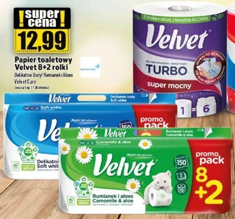 Topaz Velvet Care Papier toaletowy Velvet 8+2 rolki oferta