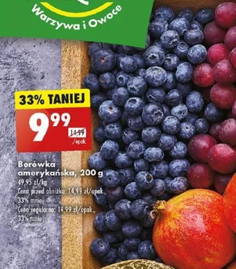 Biedronka Borówka amerykańska 200 g oferta