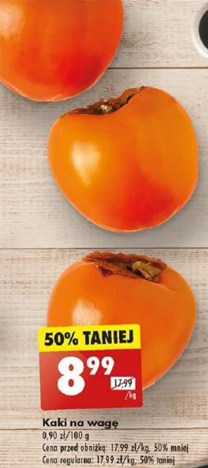 Biedronka Kaki 1kg oferta